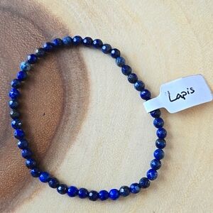 Lapis lazuli stretch bracelet